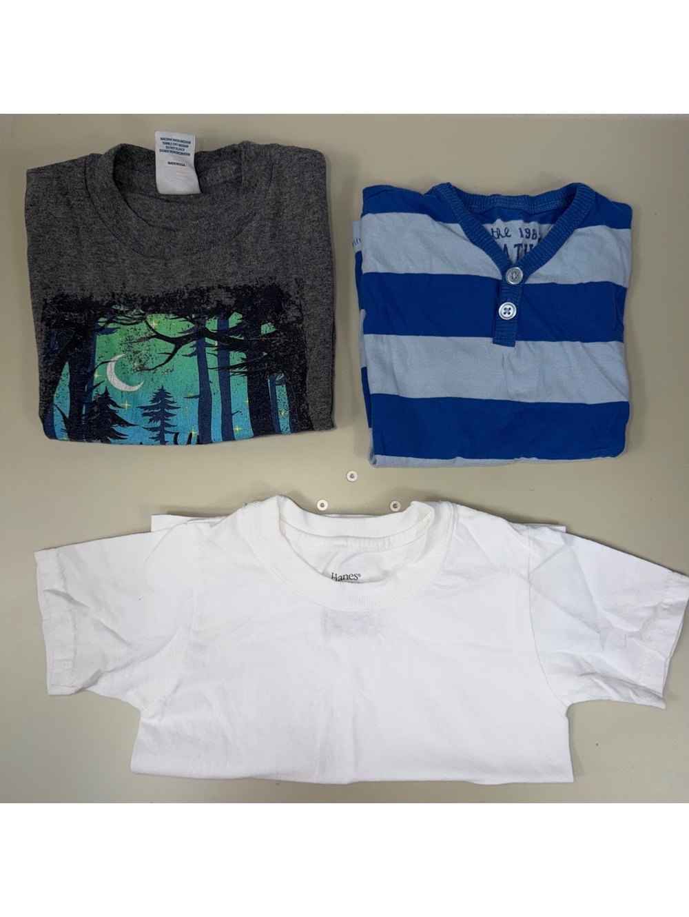 Boys Size 2/3 Shirt Lot Prairie Mountain Fruit of the Loom